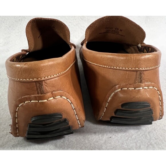DONALD PLINER Brown Leather Slip-on Driving Loafers Moccasins Size 13M main image 12